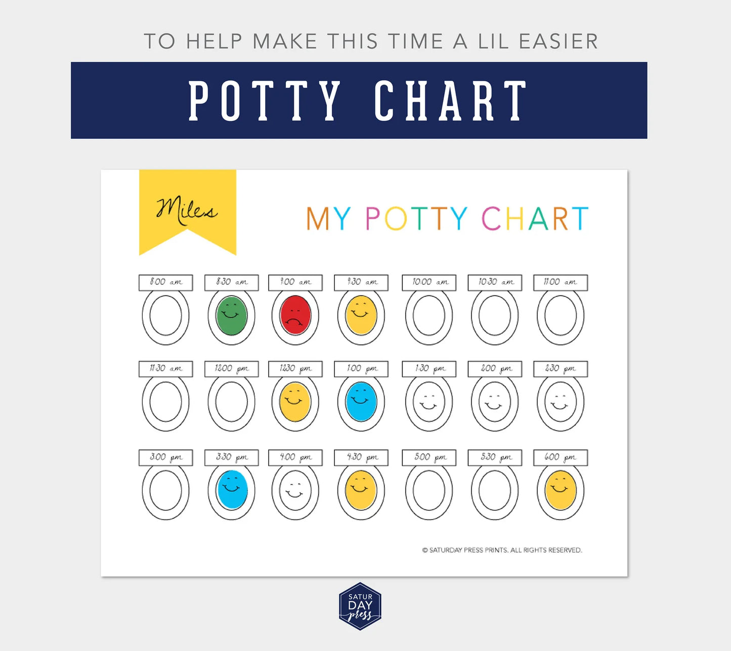 Potty Training Chart